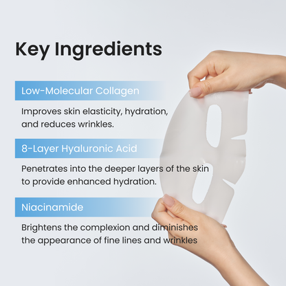 Lepique Glass Skin 14 Days Miracle Collagen Mask (4 sheets)