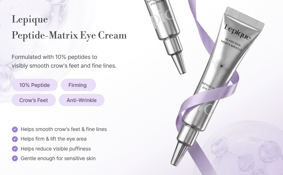 Lepique peptide matrix eye cream — A+ module 1