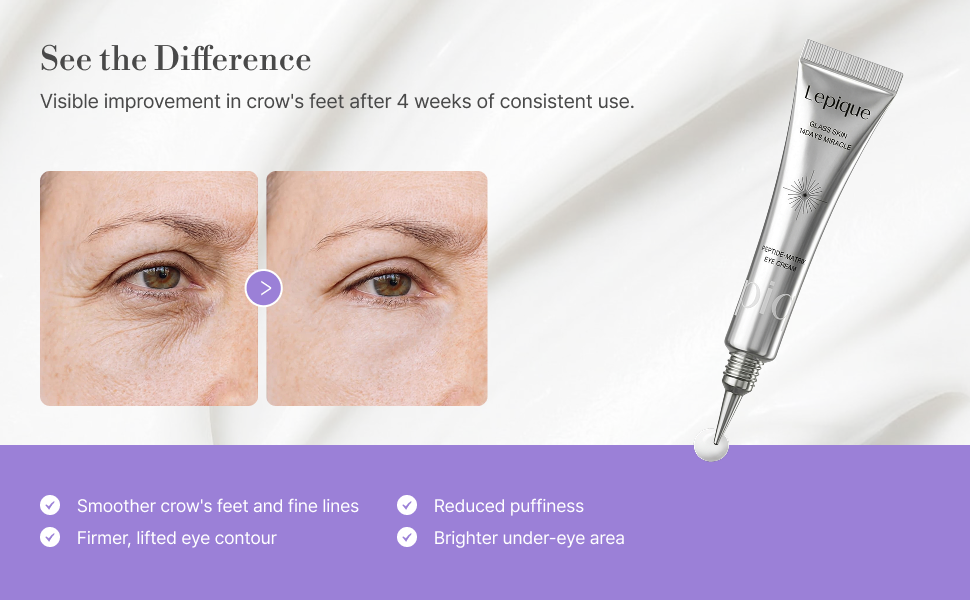 Lepique peptide matrix eye cream — A+ module 4
